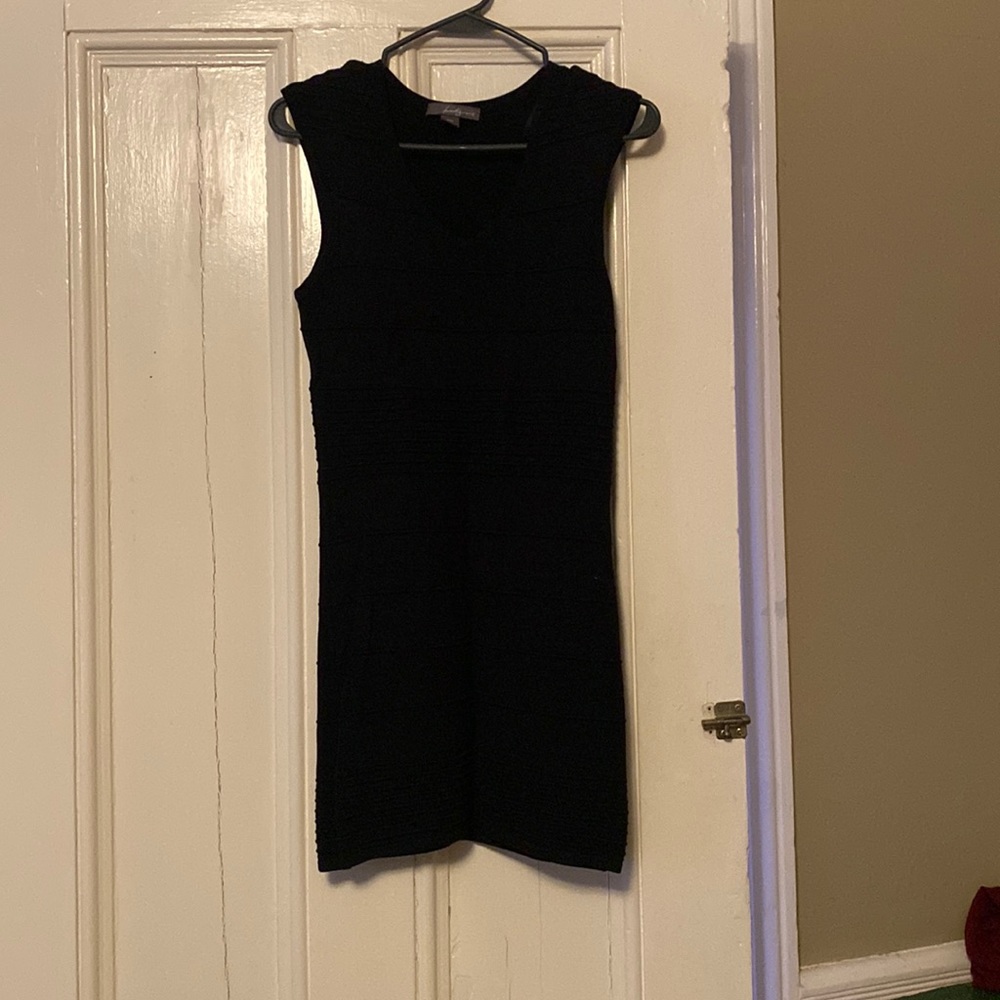 Fitted black dress